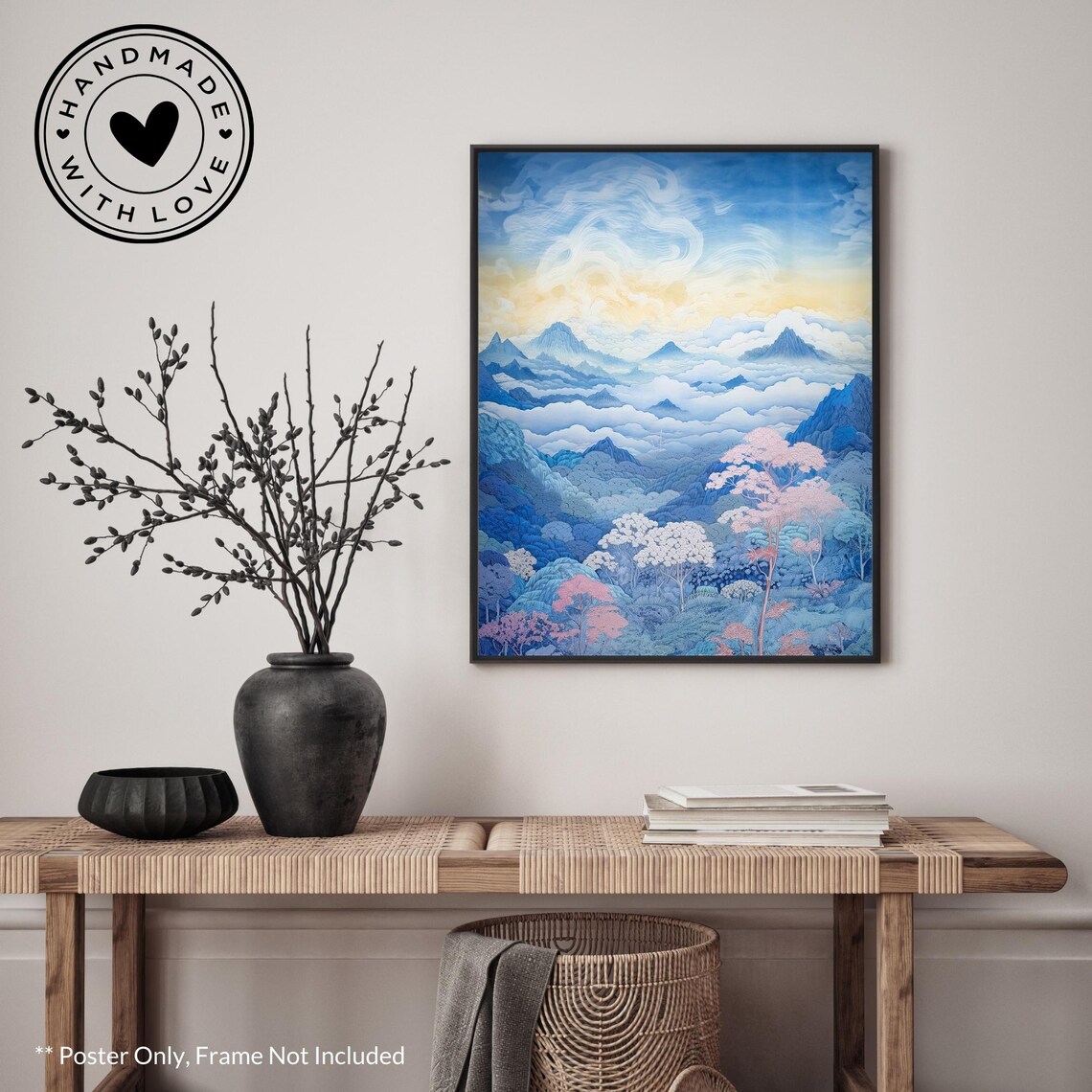 Hokusai Ukiyo-E Japanese Landscape Art Print