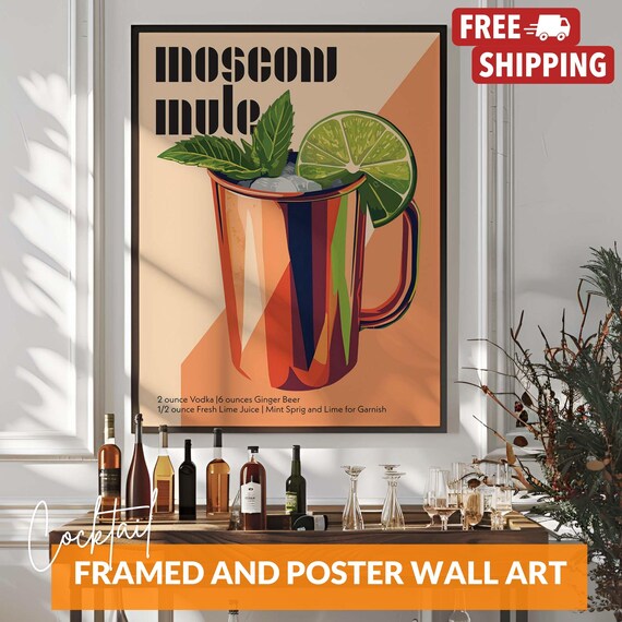 Vintage Moscow Mule Cocktail Recipe, Mid-Century Drink