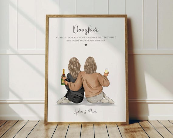 Mum And Daughter Birthday Gift For Daughter