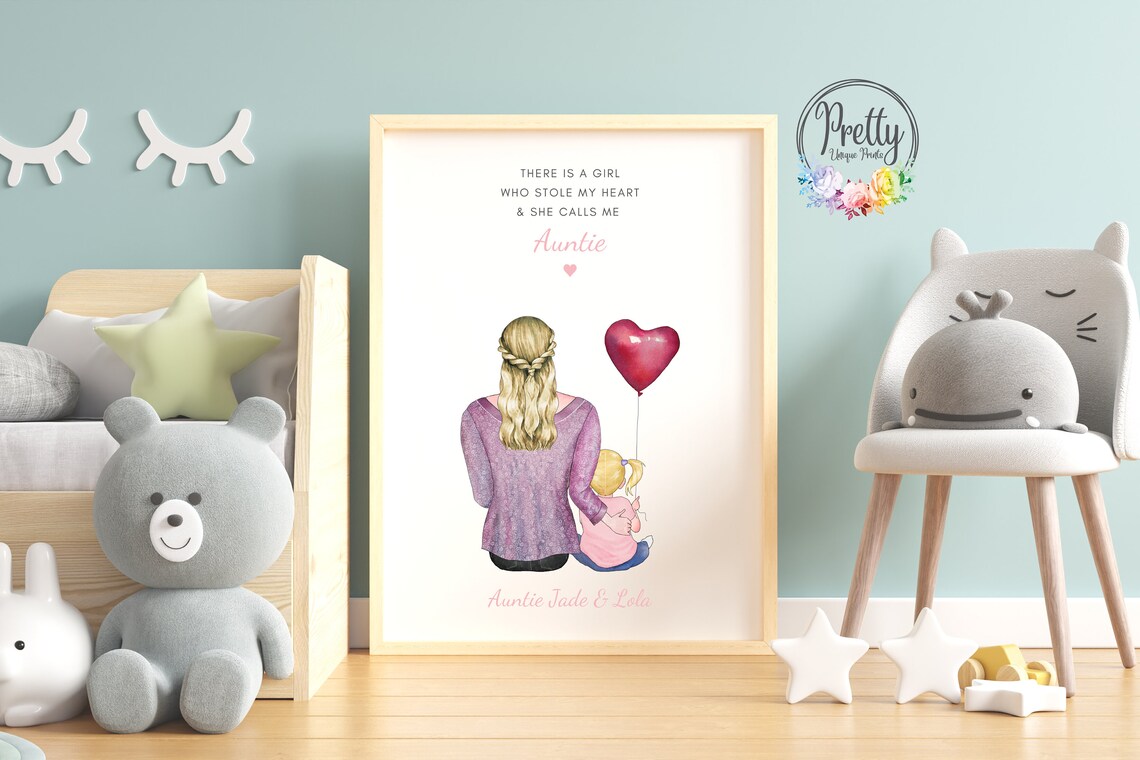 There Is A Girl Who Stole My Heart She Calls Me Auntie Poster