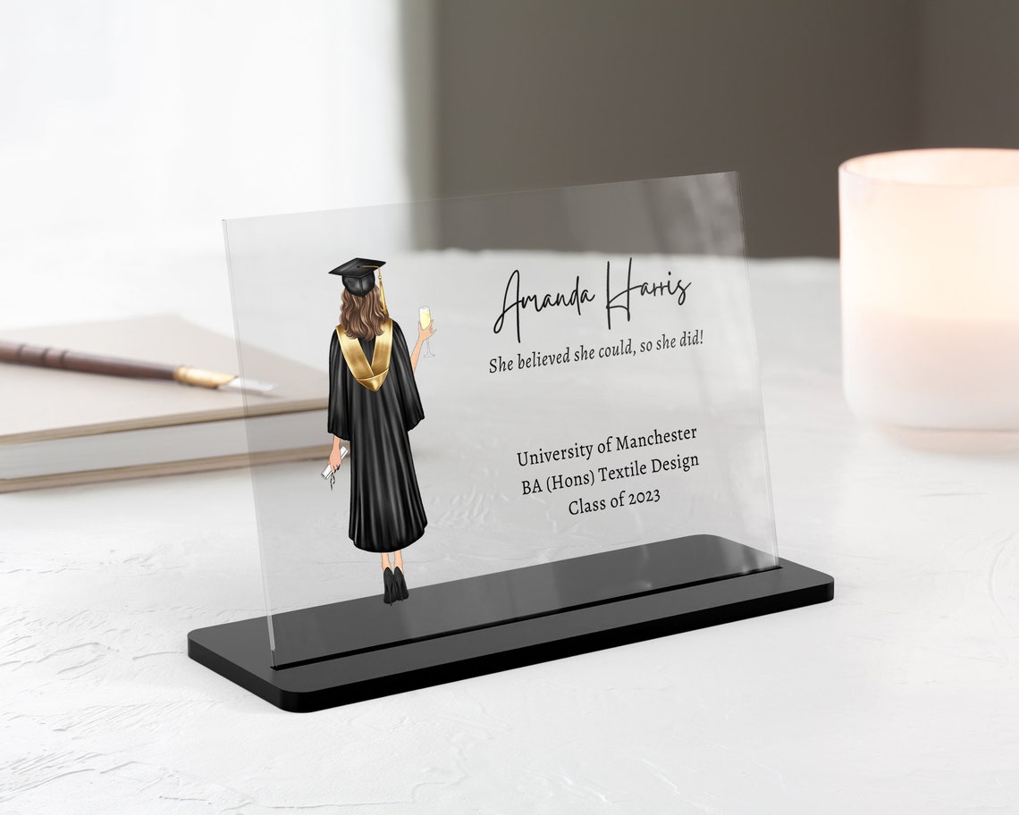 Graduation Gifts For Her Personliased Graduation Gifts Graduation Plaque Graduation Gifts For Friends Congratulations Graduation Gift