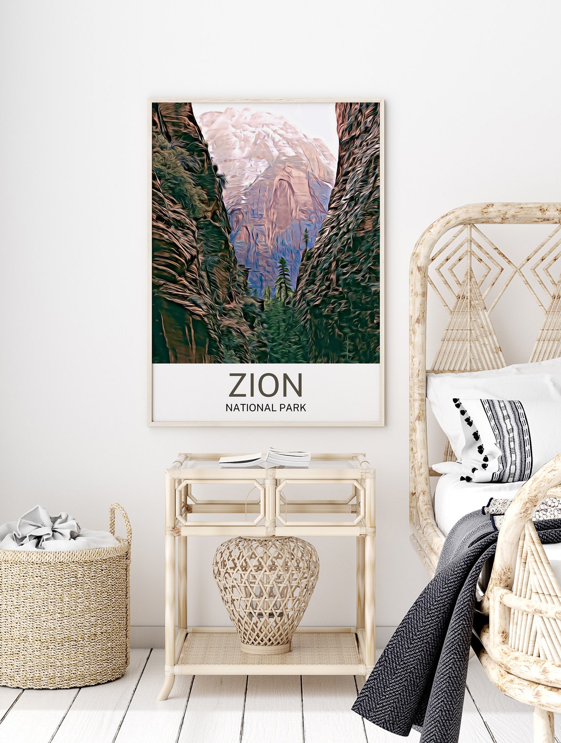 Zion National Park Print Zion National Park Art Zion National Park Wall Art Zion National Park Art Print Zion National Park Artwork - Image 2