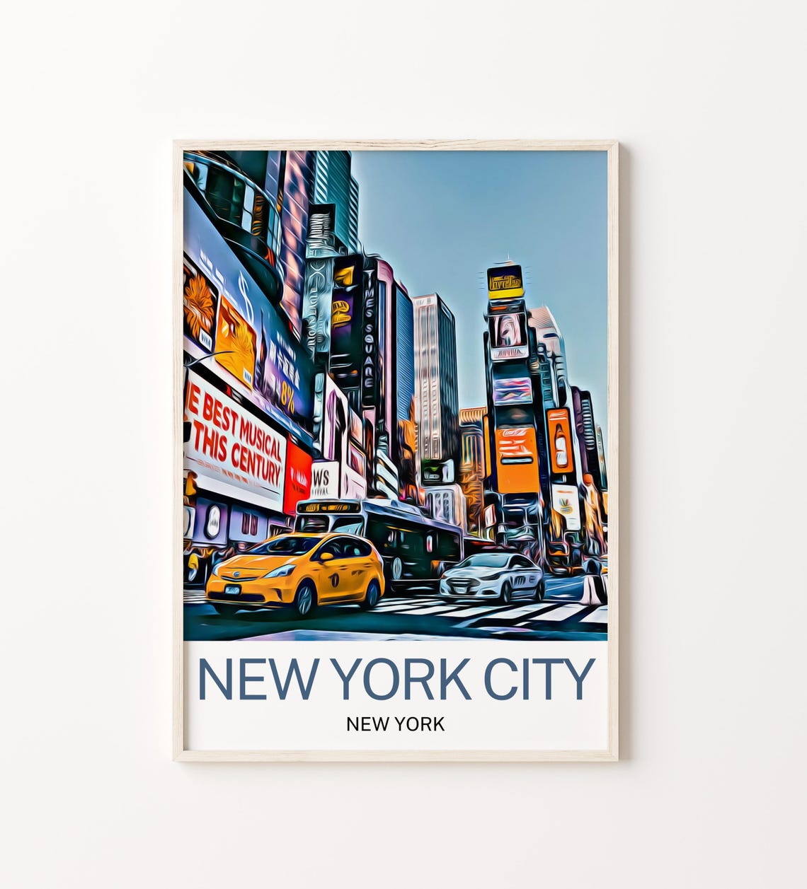 New York City Print New York City Wall Art Print New York City Poster New York City Wall Decor New York City Artwork Home Decor Gift