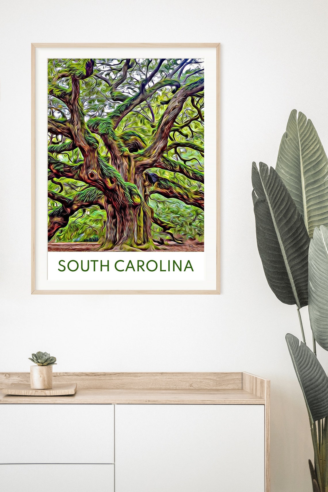South Carolina Print South Carolina Art South Carolina Art Print South Carolina Wall Art South Carolina Decor South Carolina Travel - Image 2