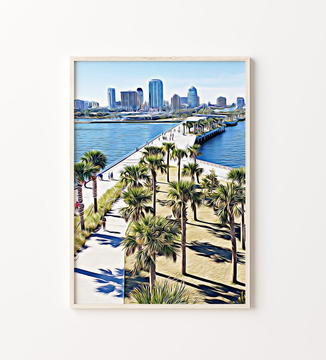 St Petersburg Florida St Petersburg Art Florida Print St Petersburg Print Florida Poster Florida Wall Art St Petersburg Decor Travel