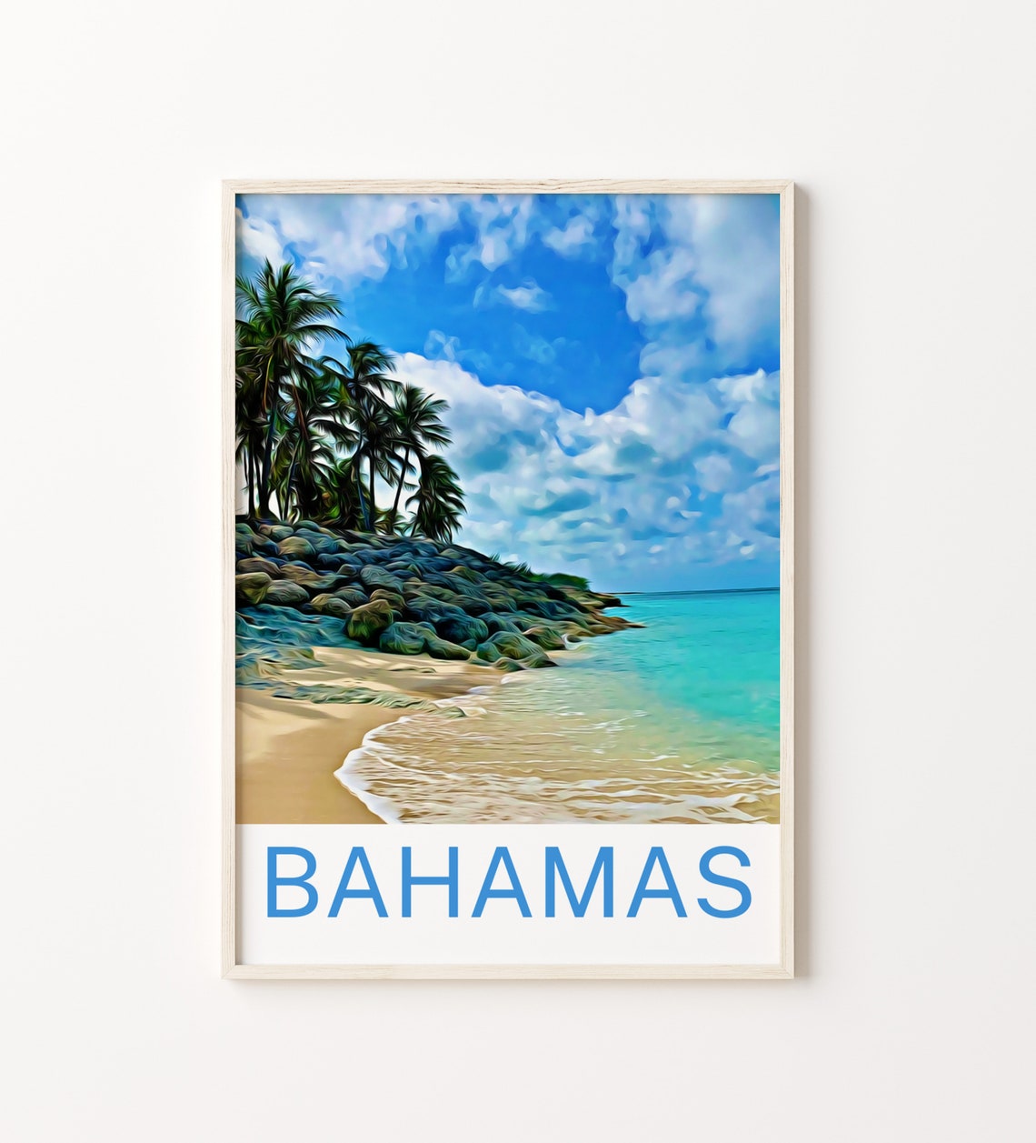 Bahamas Bahamas Print Bahamas Wall Art Bahamas Poster Bahamas Wall Decor Bahamas Souvenir Bahamas Poster Bahamas Gift Travel