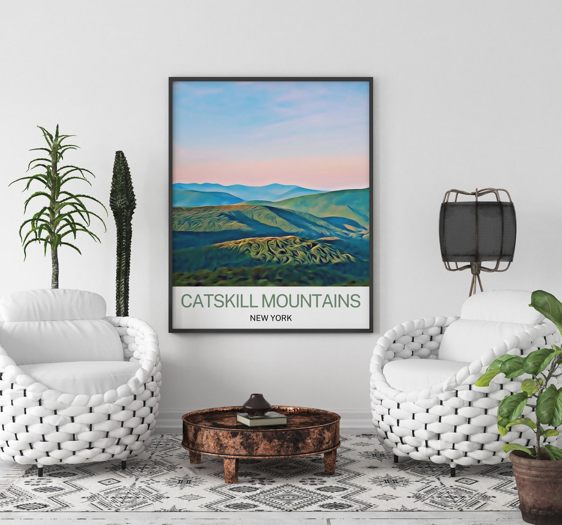 Catskill Mountains Print Catskill Mountains Art Catskill Mountains Wall Art Catskill Mountains Art Print Catskill Mountains Artwork - Image 2