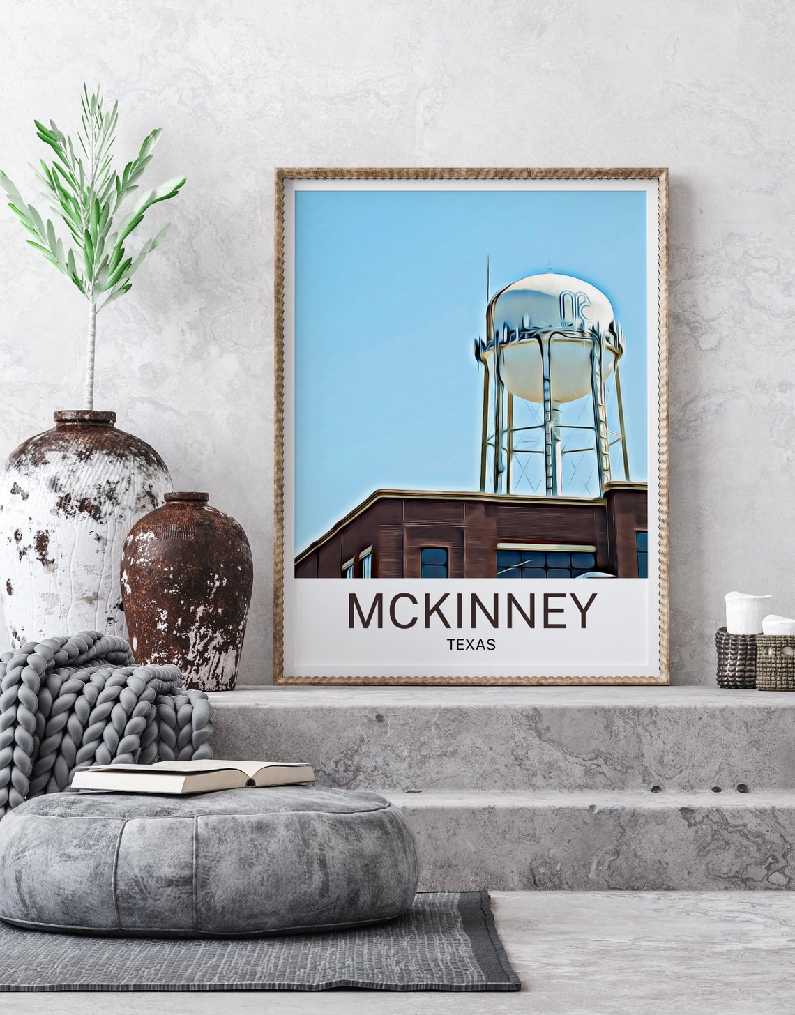 Mckinney Print Mckinney Art Mckinney Wall Art Mckinney Art Print Mckinney Artwork Mckinney Poster Mckinney Decor Mckinney Travel - Image 2