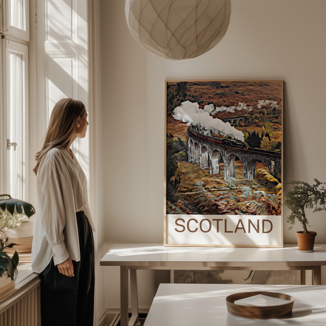 Scotland Print Scotland Art Scotland Poster Scotland Wall Art Scotland Painting Scotland Travel Scotland Artwork Scotland Gift - Image 2