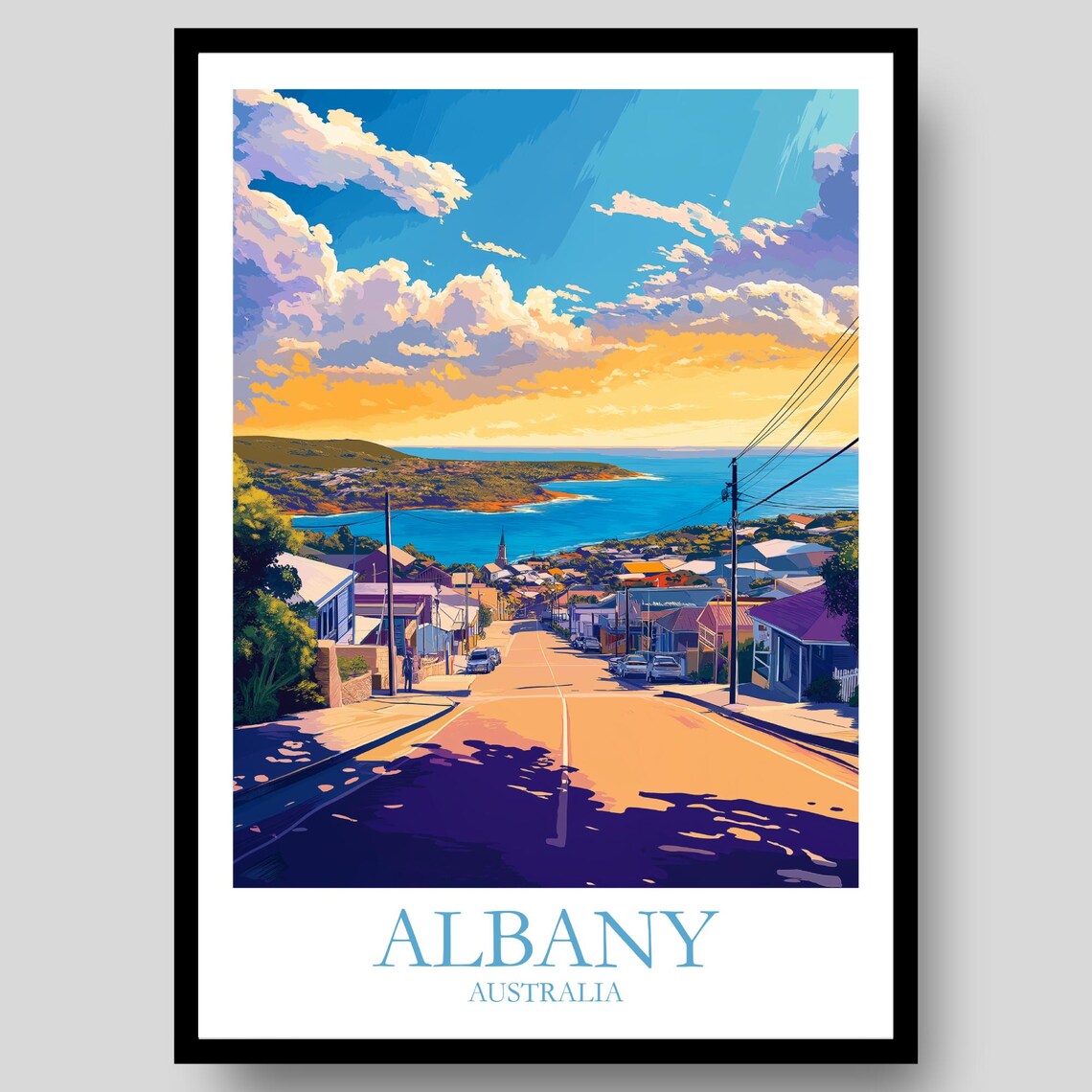 Albany Poster, Western Australia Travel Poster
