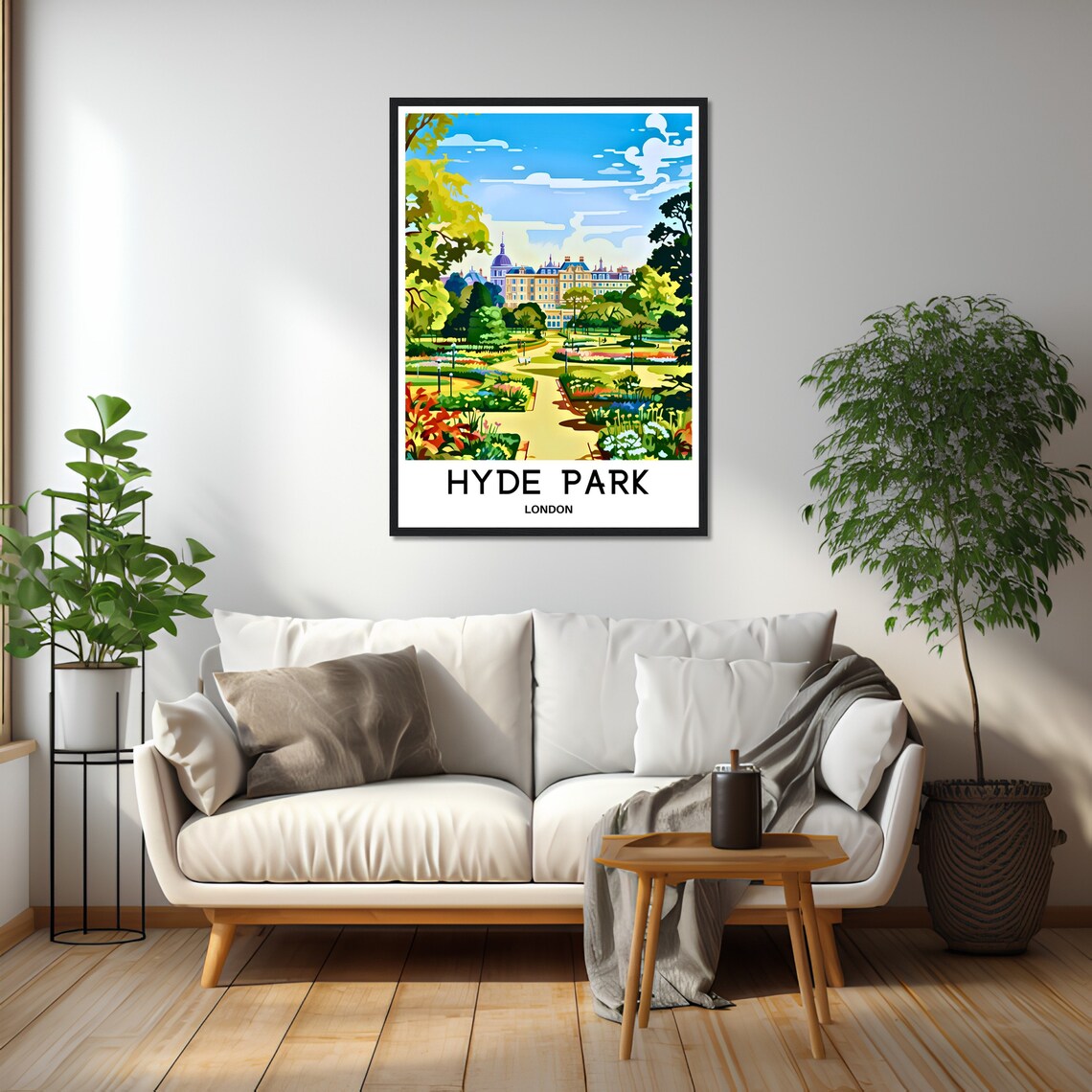 Hyde Park London Gardens Lush Green Park City Escape Travel Poster - Image 2