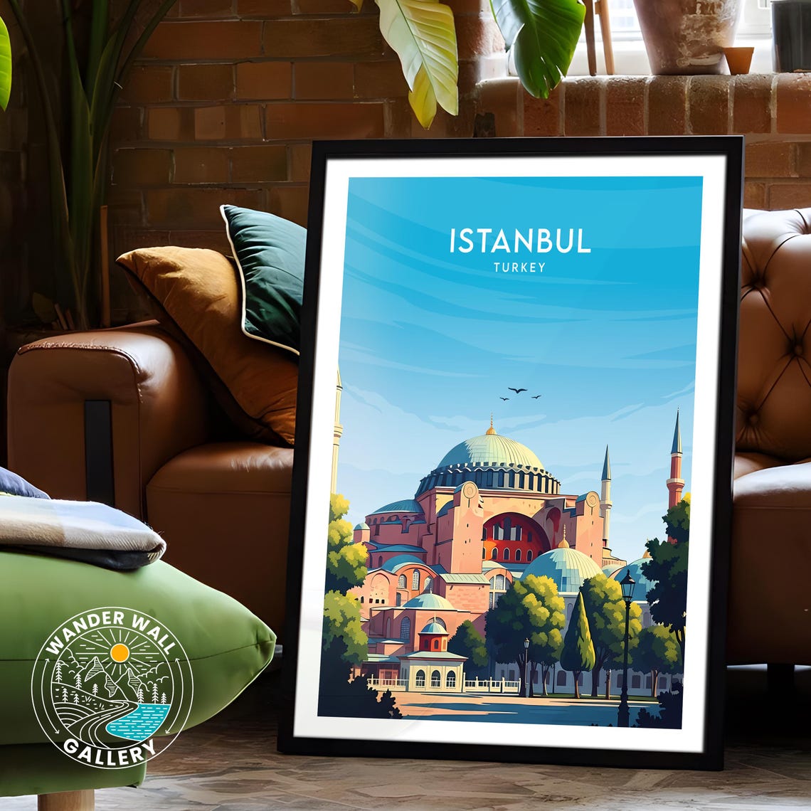 Istanbul Turkey Hagia Sophia Historic Mosque Dome Architecture Poster - Image 6