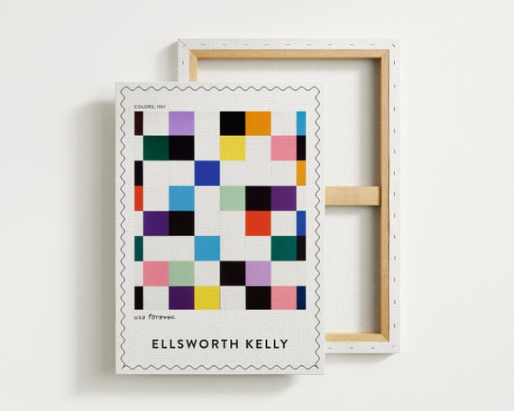 Ellsworth Kelly Print Art Wall Art Rainbow Wall Art Large Abstract Wall Art For Living Room Colorful Wall Art Home Decor