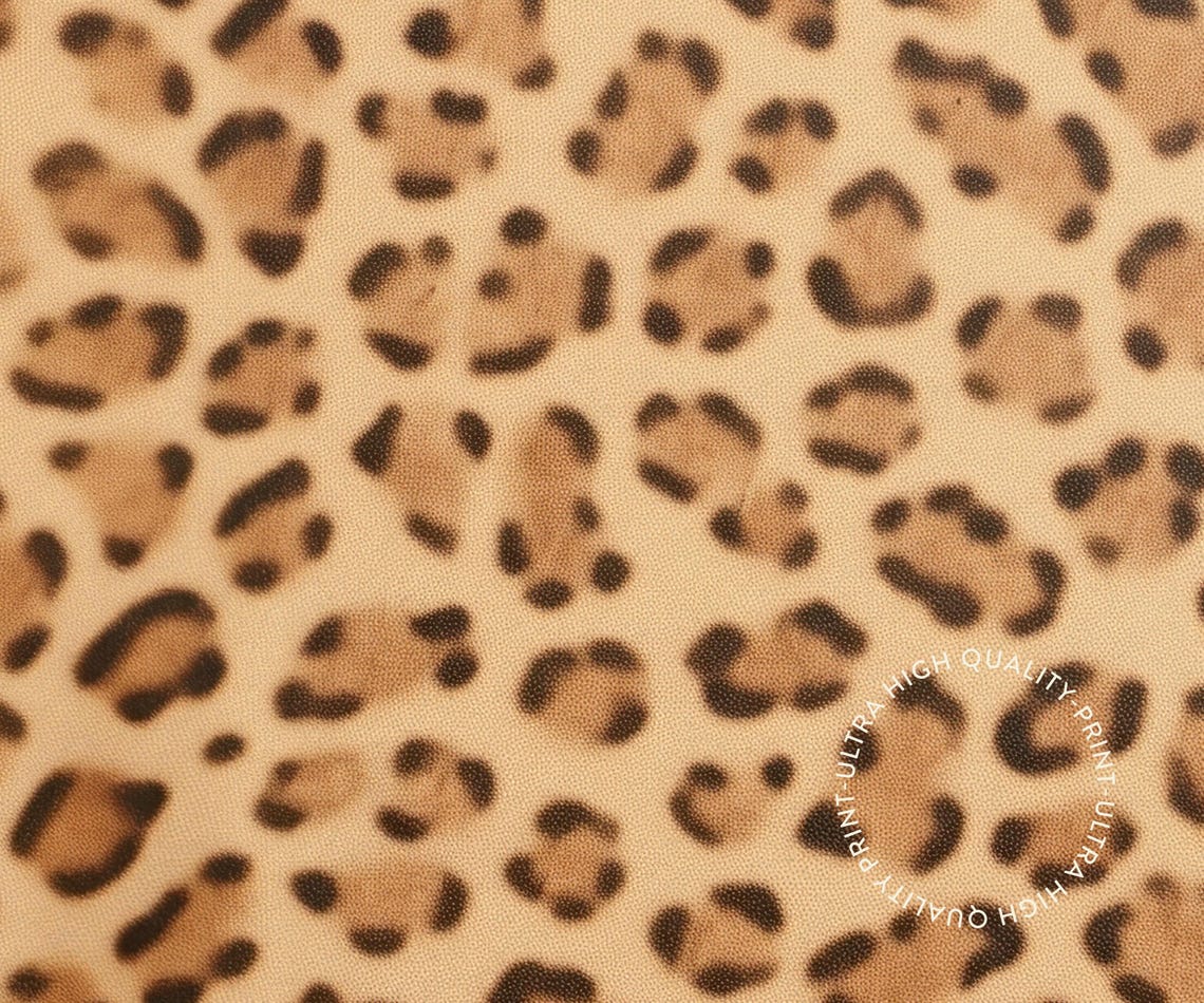 Leopard Panthera Pardus Spotted Fur Pattern Minimalist Wall Print - Image 5