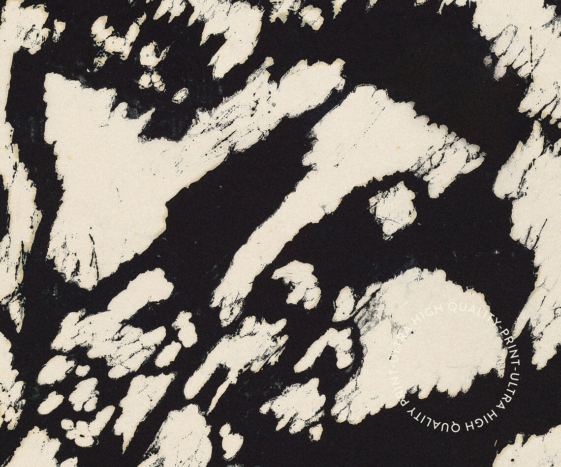 Wilhelm Morgner Woman In A Field 1912 Black White Woodcut Art Poster - Image 5