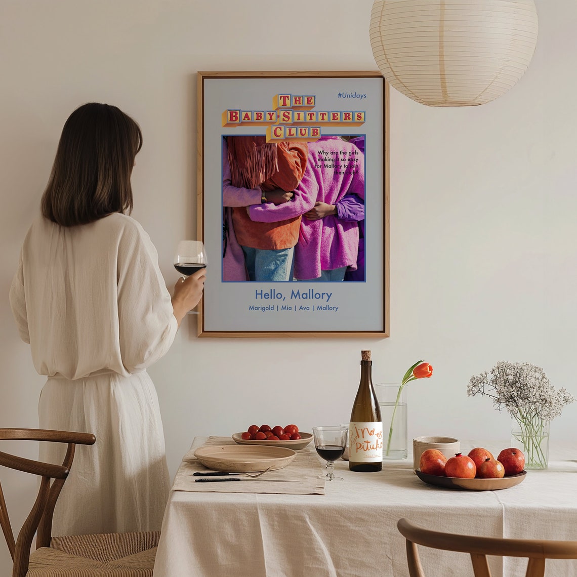 Best Friend Gift Personalized The Baby Sitter Club Custom Best Friend Portrait Birthday Gifts Print Friendship Gifts Art Mothers Day - Image 3