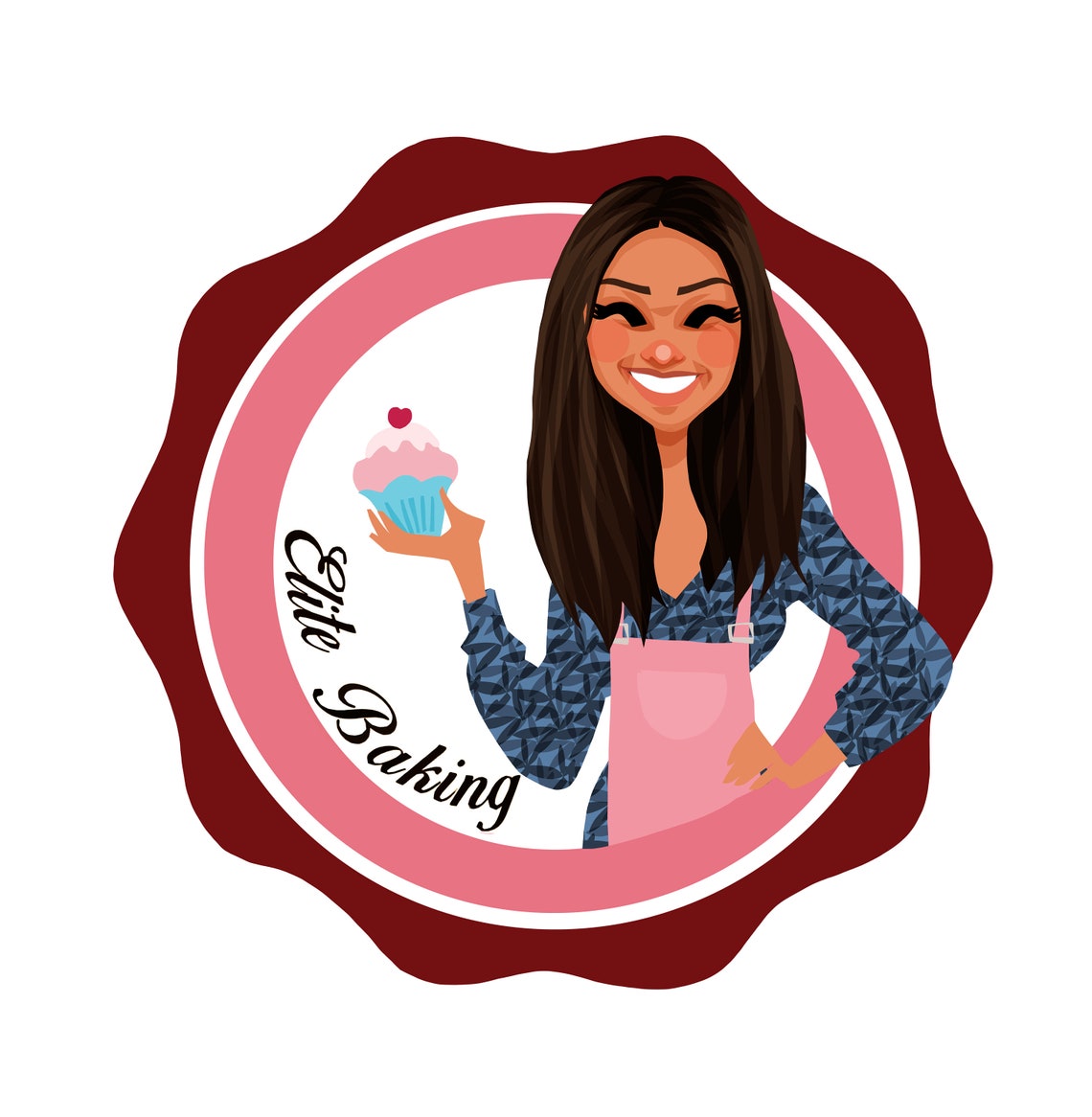Chief Paper Pusher Custom Logo Portrait Planner Headshot Poster - Image 4