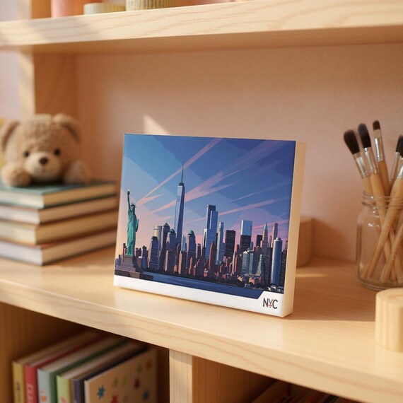 New York Paint By Numbers Kit For Adults Nyc Skyline With Statue Of Liberty Diy Canvas Art Cityscape Painting Set