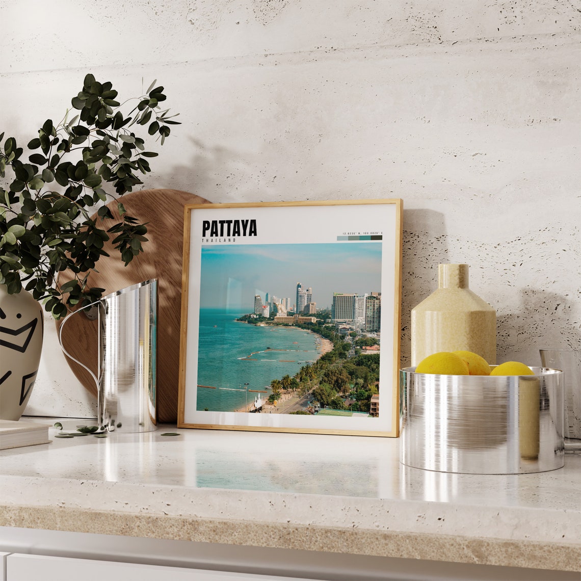 Pattaya Wall Art Pattaya Thailand Poster Pattaya Poster Pattaya Wall Print Thailand Photo Pattaya Decor P 309 - Image 4