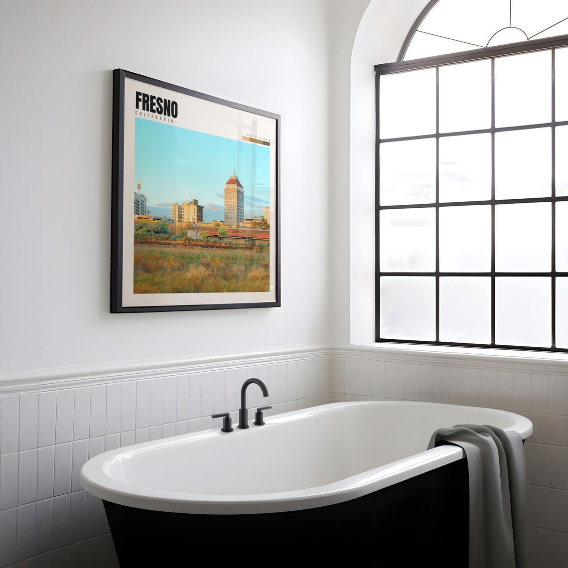 Fresno Print Fresno Wall Art Fresno California Decor Fresno Photography Fresno Artwork Fresno Gift P 089 - Image 2