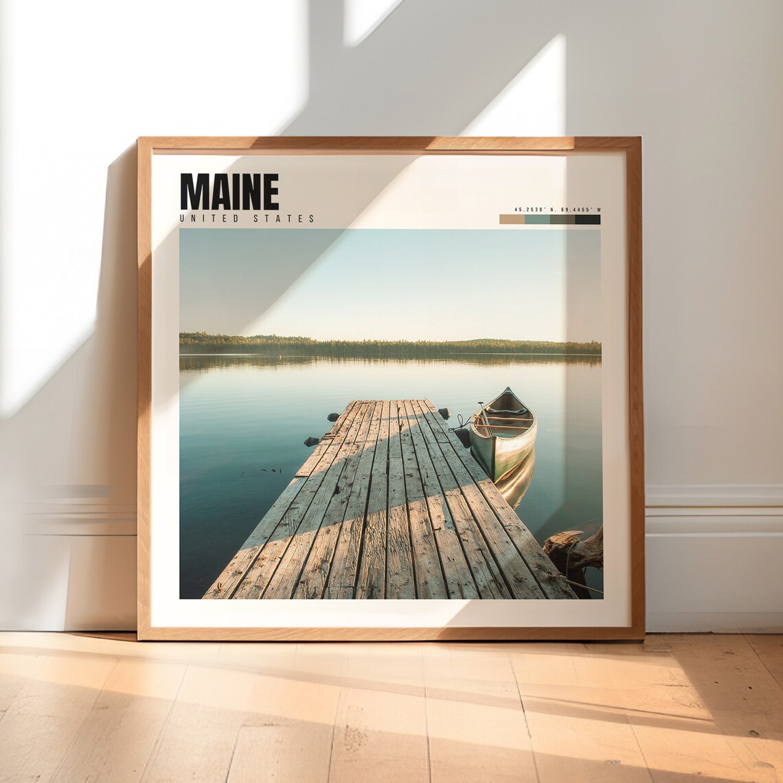 Maine Photography Travel Poster, Maine Art Print