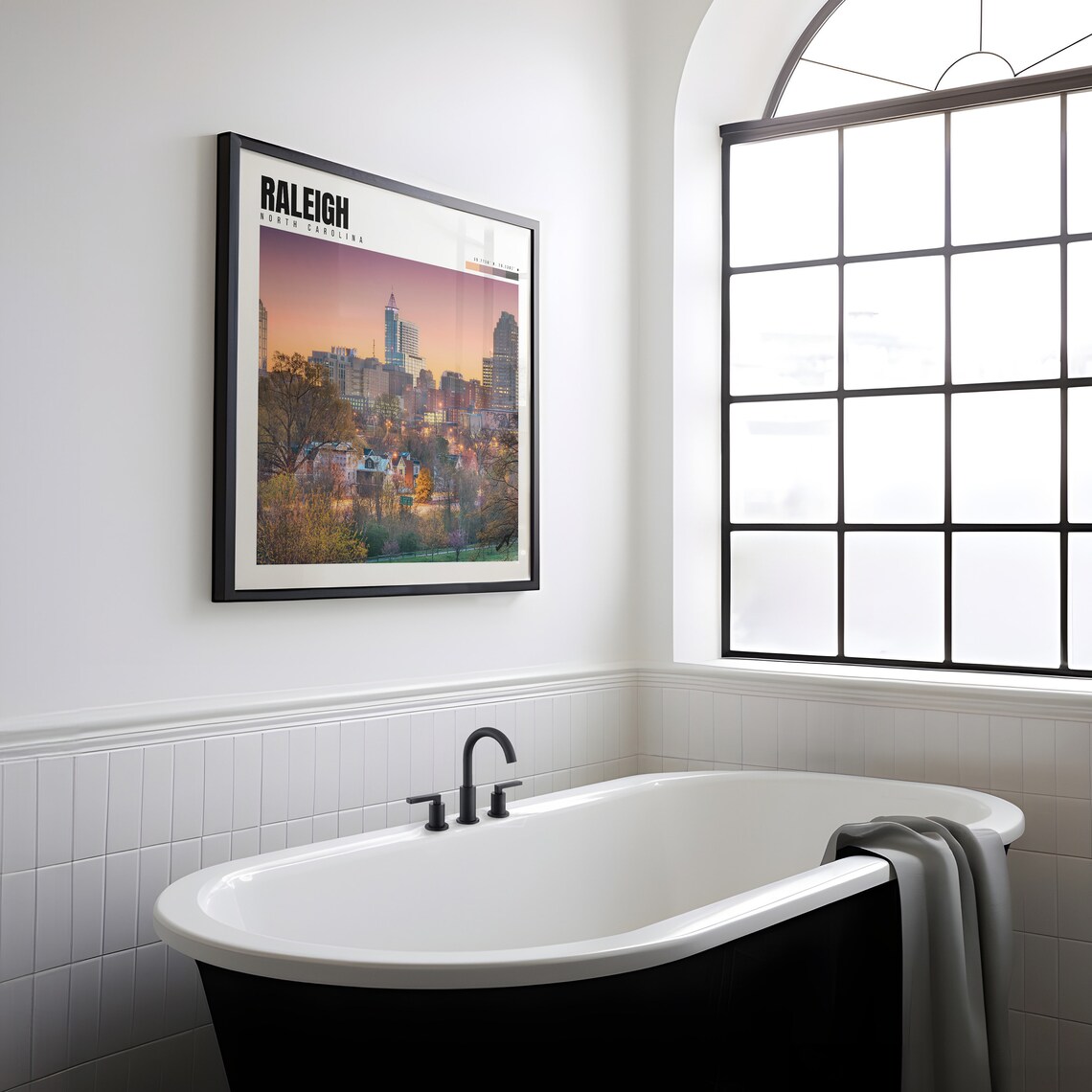 Raleigh North Carolina Poster, City Wall Art Print - Image 2
