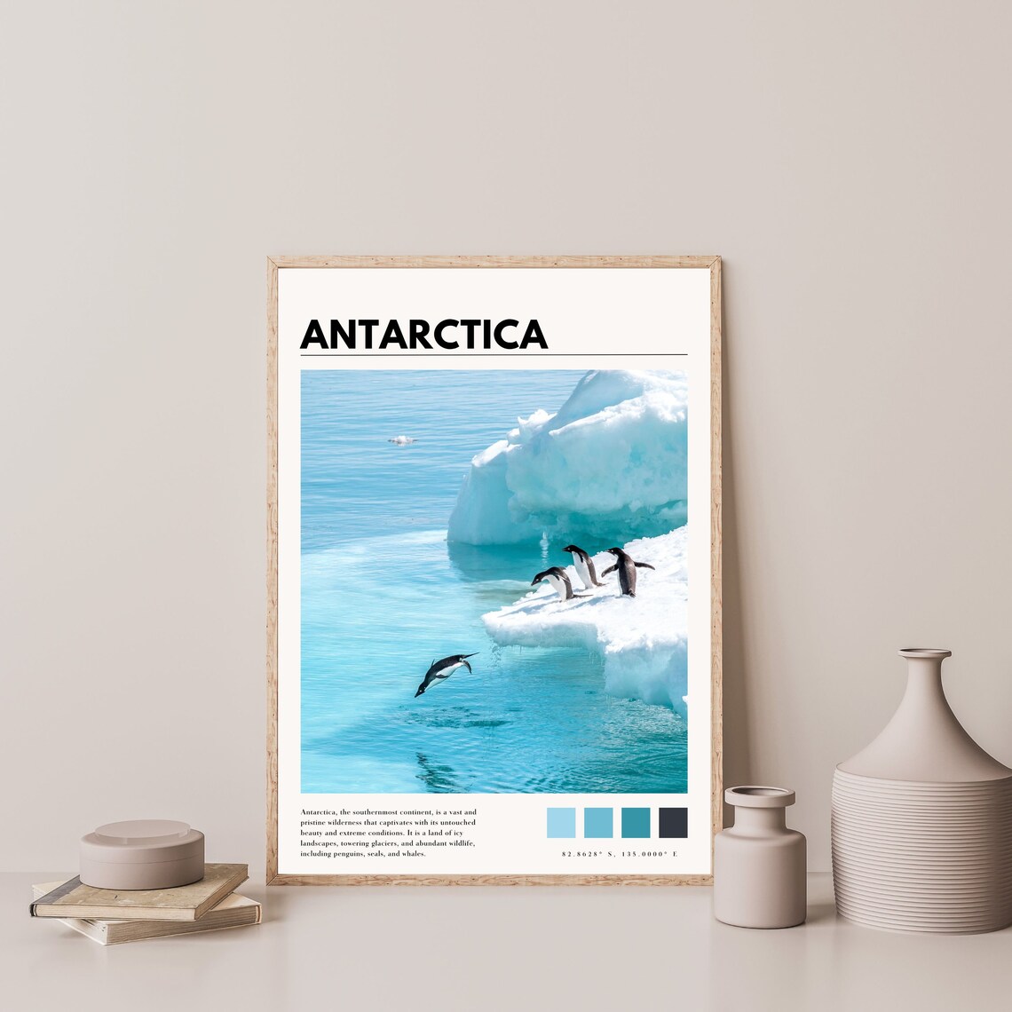 Antarctica Penguin Photography Travel Poster Print - Image 4