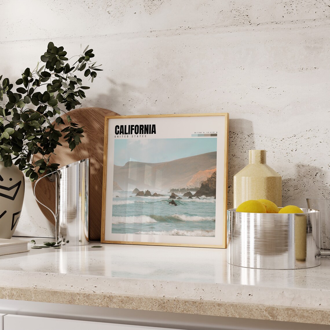 California Travel Poster, Home Decor Wall Art - Image 4