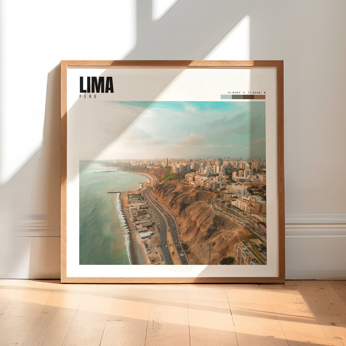 Lima Peru Travel Poster, City Photography Print