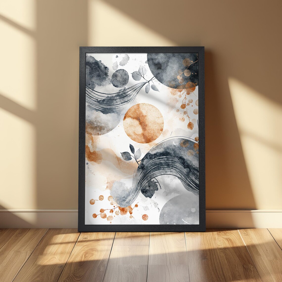 Abstract Poster, Modern Minimalist Watercolor Art - Image 2