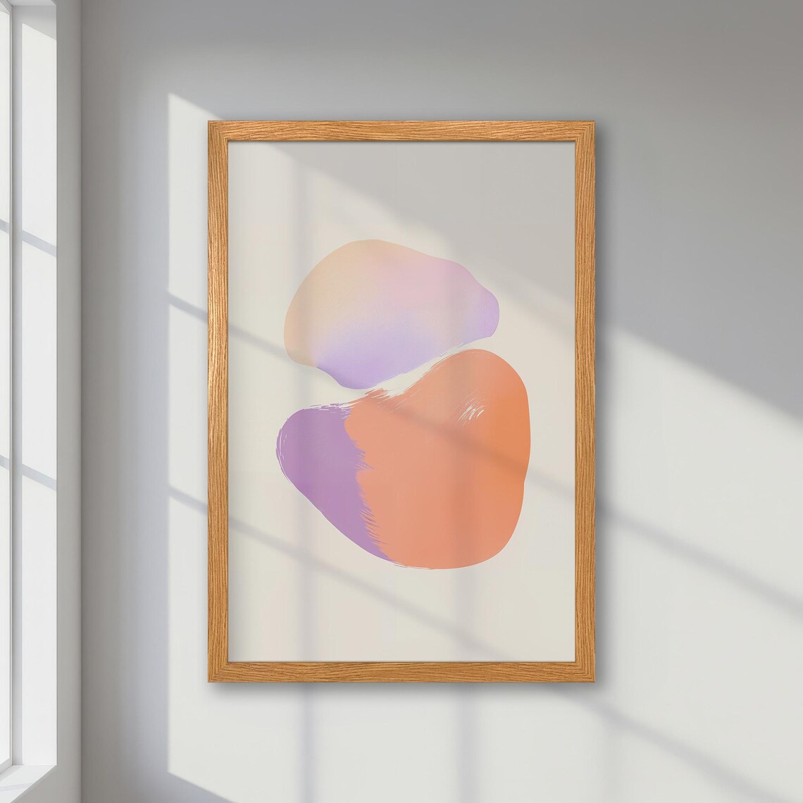 Abstract Poster, Modern Boho Geometric Art