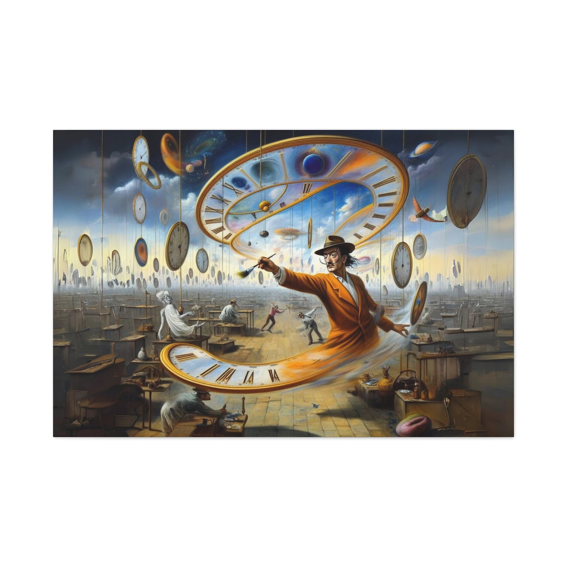 Salvador Dali-Inspired Persistence of Memory Art Print - Image 2