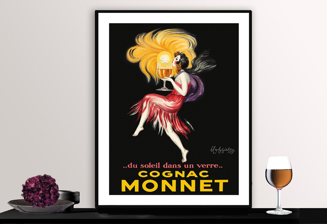 Cognac Monnet Vintage Beverage Poster, Cappiello - Image 2