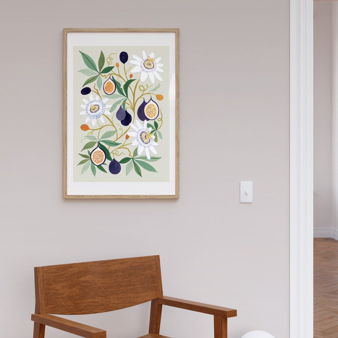 Passionfruit Botanical Art Print, Kitchen Decor - Image 2