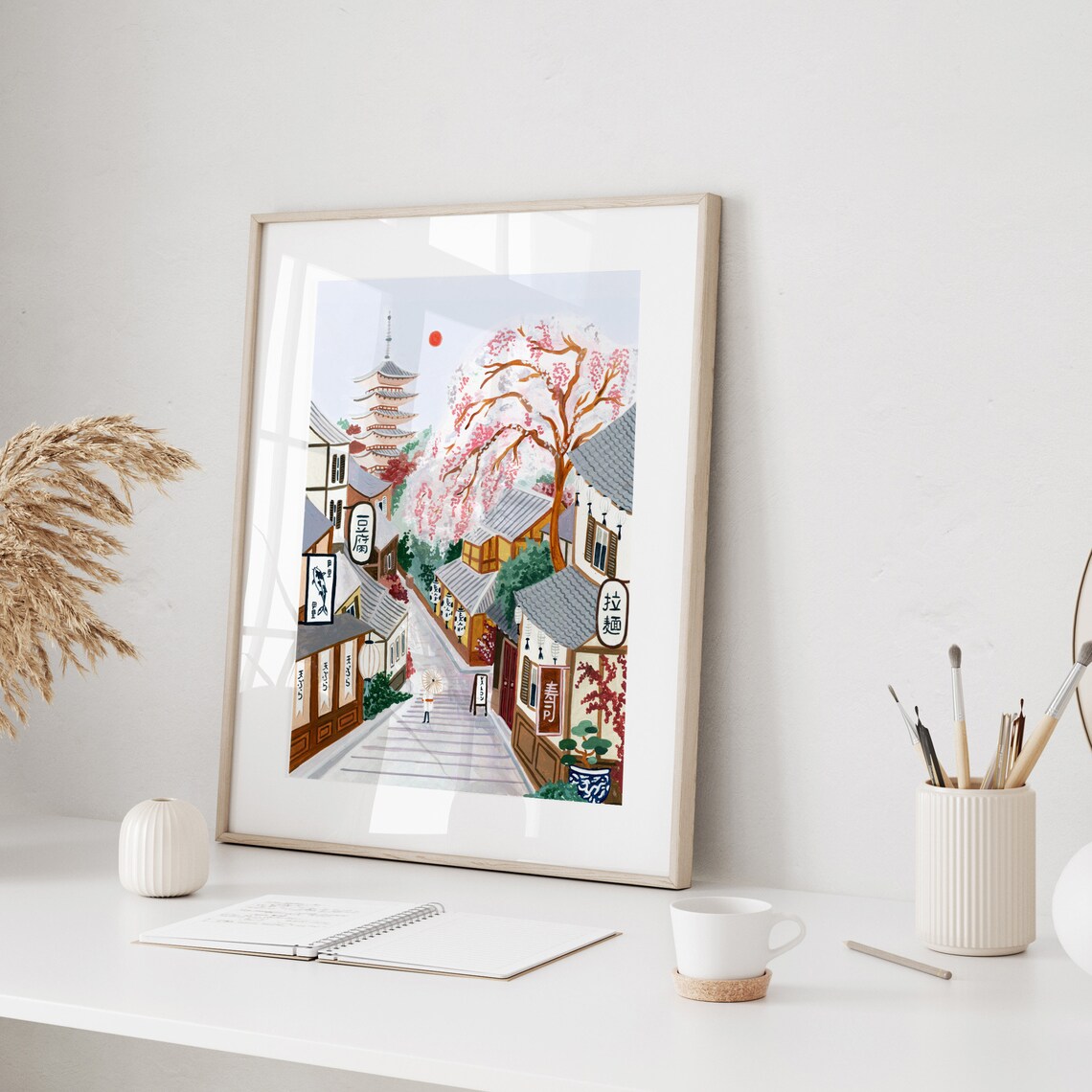 Kyoto Japan Travel Poster, Asia Wall Art Print - Image 3