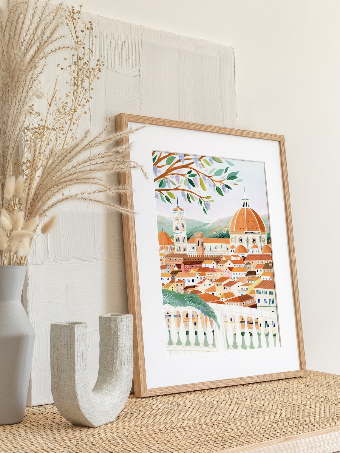 Florence Santa Maria Del Fiore Cathedral Travel Poster - Image 4