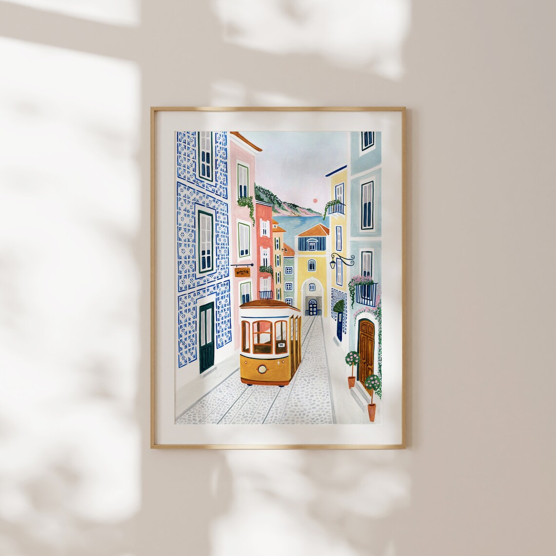 Lisbon Portugal Travel Poster, Europe Wall Art Print - Image 4