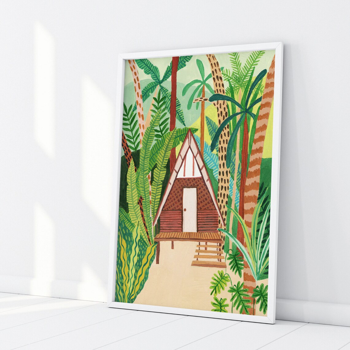 Jungle Home Botanical Illustration Art Print - Image 2