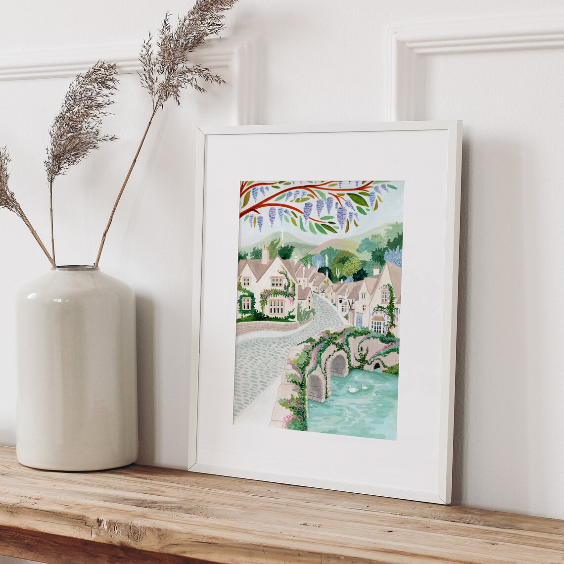 Cotswolds England Art Print, English Countryside - Image 4