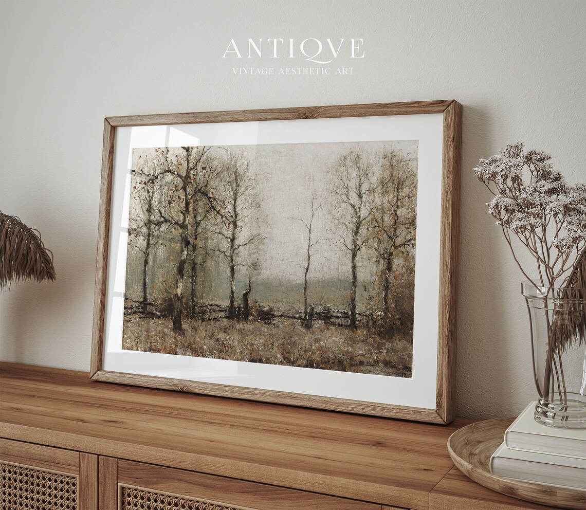 Autumn Woods - Moody Rustic Art - Image 4