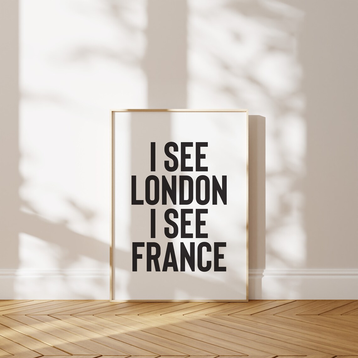 I See London I See France Bathroom Humor Art Print - Image 2