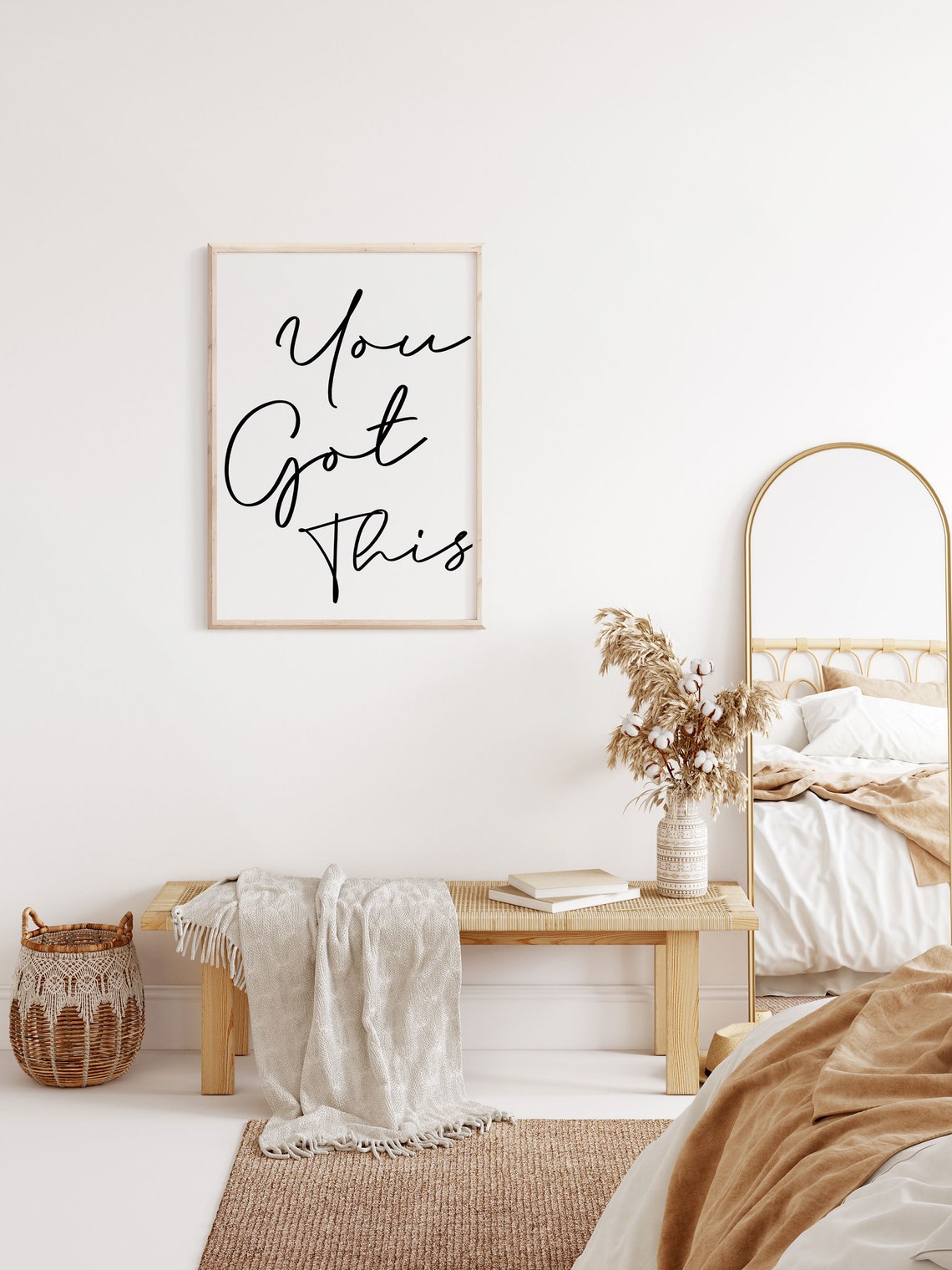 You Got This Encouragement Script Quote Motivational Office Poster - Image 2