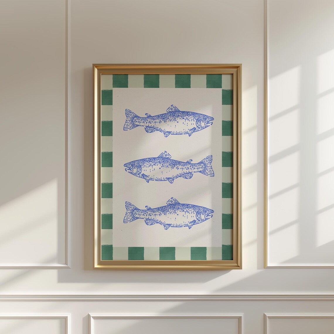Catch Of The Day Coastal Minimal Cottage Art Print