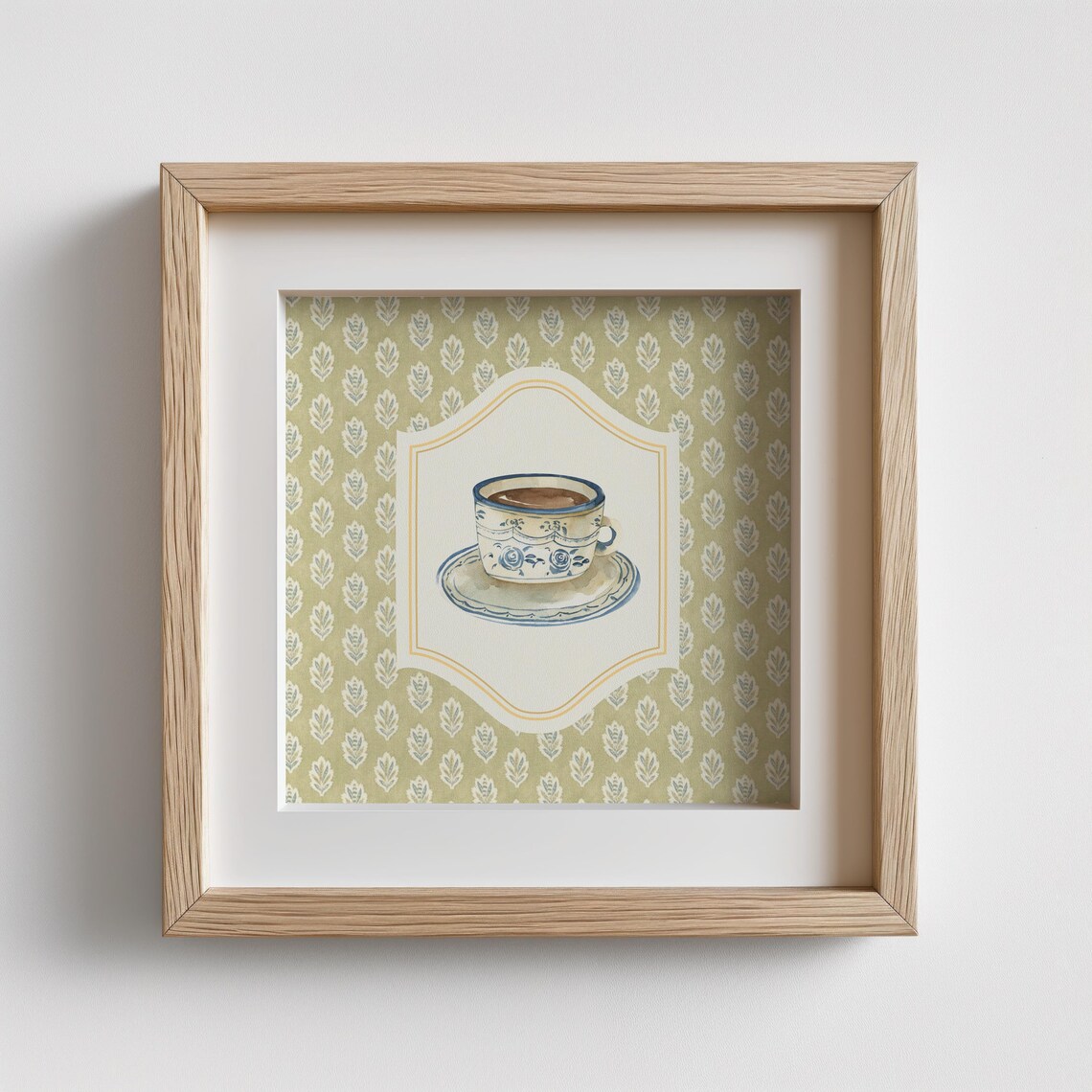 Vintage Coffee With Grandma Art Print, Kitchen Decor - Image 3