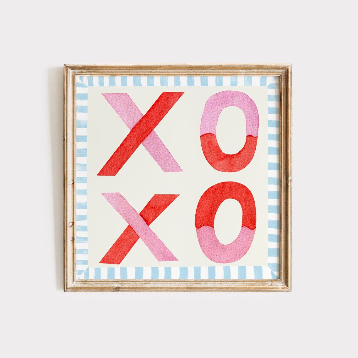 Valentines Day Xo Trendy Decor Illustration