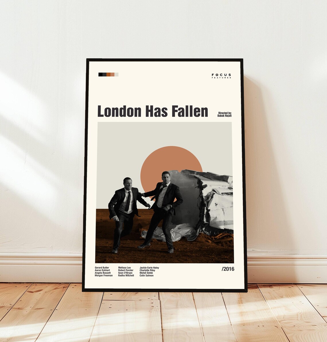London Has Fallen 2016 Minimalist Movie Poster Babak Najafi Art