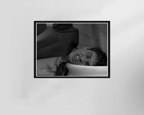 Liar Liar Toilet Scene Black and White Funny Bathroom Decor Poster