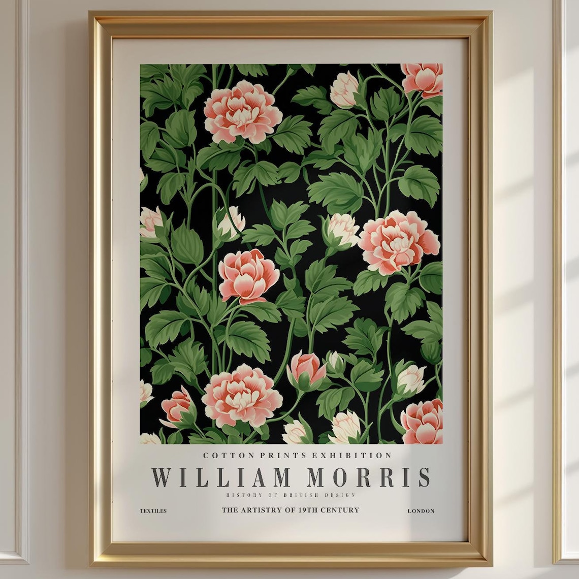 William Morris Botanical Print, Vintage Pattern