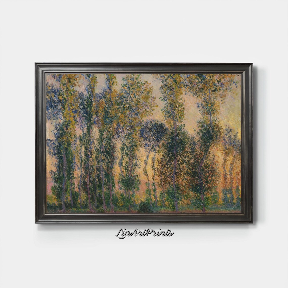 Impressionist Forest Art Print, Elegant Landscape Decor - Image 3