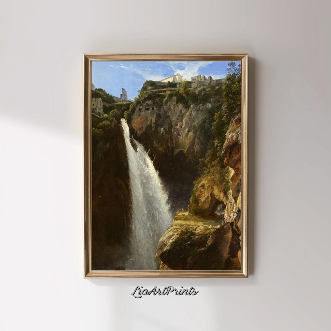 Majestic Waterfall Wall Art Scenic Nature Landscape Print Artwork For Home Decor - Image 3